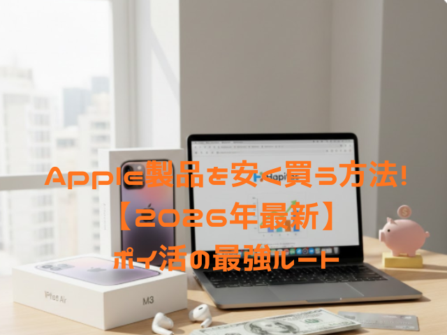 Apple製品 安く買う 方法