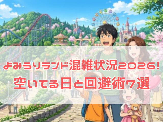 よみうりランドの混雑状況を回避して楽しむ家族